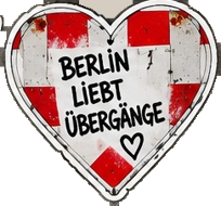 Herz-Sticker: Berlin liebt Übergänge.