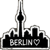 Berliner Skyline mit Herz.